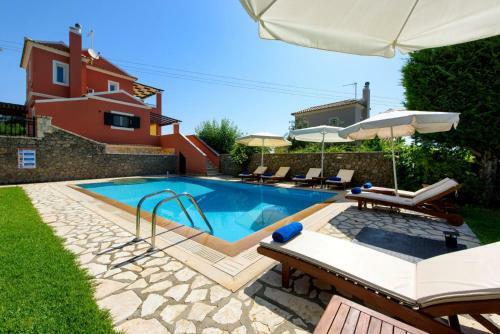 Luxury Corfu Villa Villa Rose Private Pool 4 Bdr Dassia