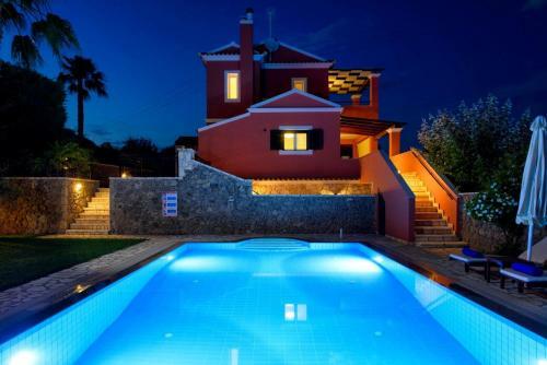 Luxury Corfu Villa Villa Rose Private Pool 4 Bdr Dassia