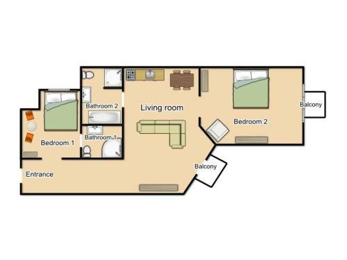 Two Couples Apartment