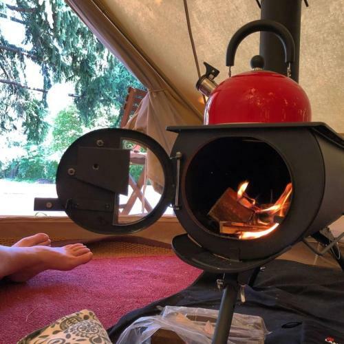 Wooden Cabin And Bell Tent In Budapest