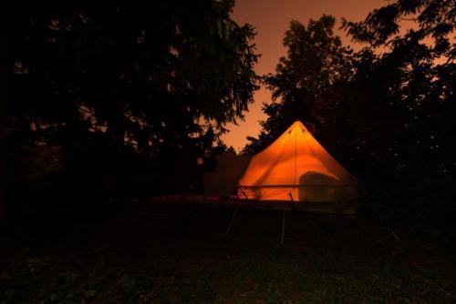 Wooden Cabin And Bell Tent In Budapest