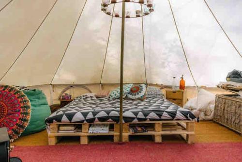 Wooden Cabin And Bell Tent In Budapest