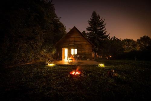 Wooden Cabin And Bell Tent In Budapest