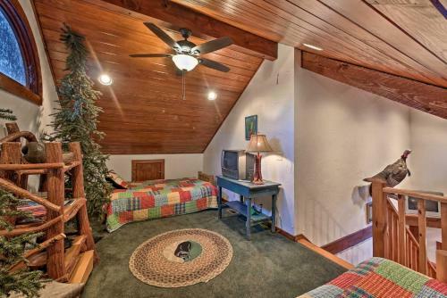 Spacious Waterfront Retreat With Dock And Hot Tub