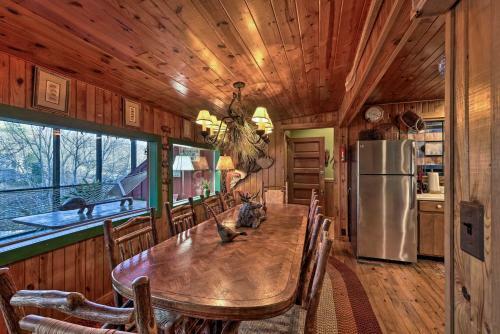 Spacious Waterfront Retreat With Dock And Hot Tub