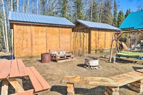 Cozy Kenai Riverfront Cabin Fishing Paradise