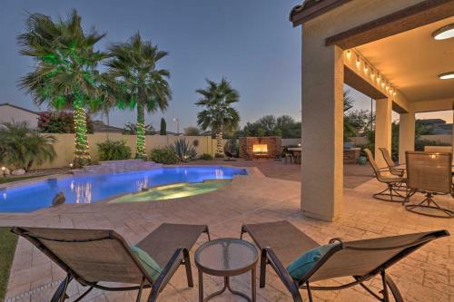Azure Home Getaway With Outdoor Oasis And Spa!