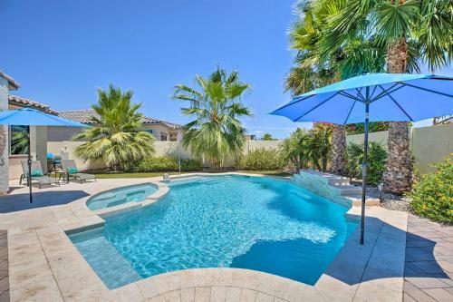 Azure Home Getaway With Outdoor Oasis And Spa!