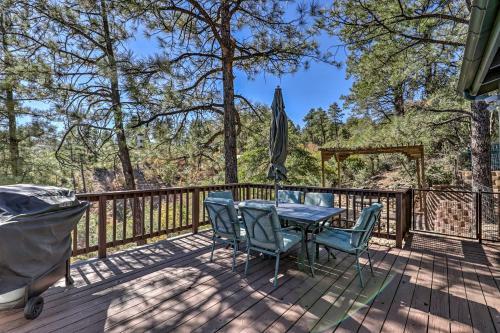 Prescott Cabin With Deck And Mtn Views 4 Mi Downtown!