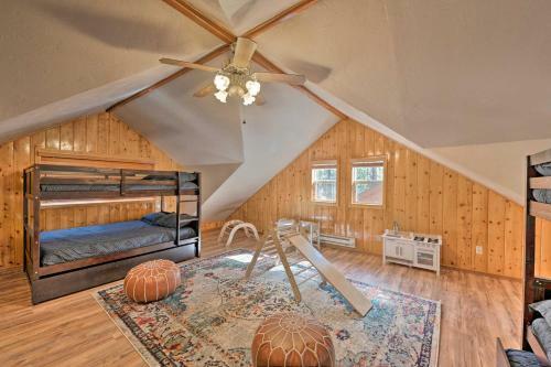 Luxe Cabin With Game Room 1 Mi To Rainbow Lake!