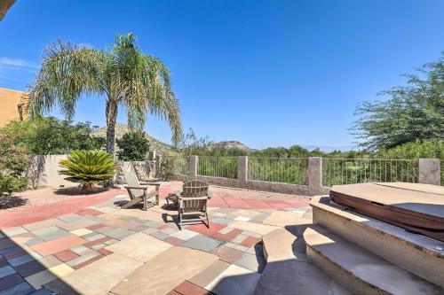 Tucson Getaway With Hot Tub, Fireplace And Office!