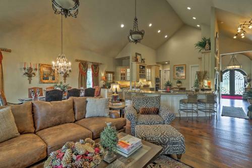 New! Riverfront Mountain Home W/ Spacious Deck!