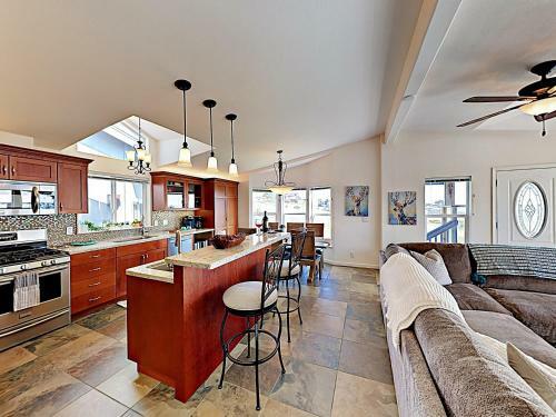 New Listing! Stunning Beach Getaway With Ocean Views Home