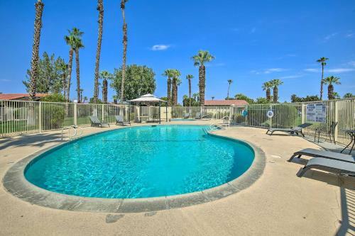 Indian Palms Country Club Townhome On Golf Course!