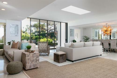 New Listing! Palatial Beachfront Estate With Casita Home