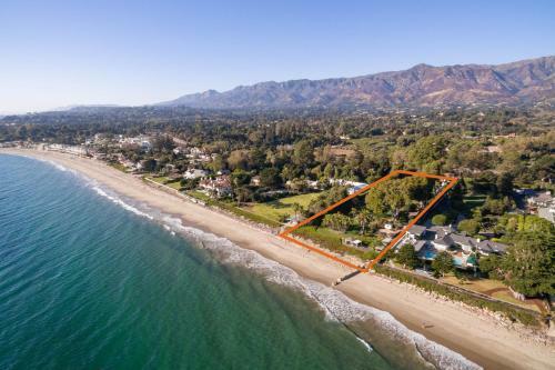 New Listing! Palatial Beachfront Estate With Casita Home