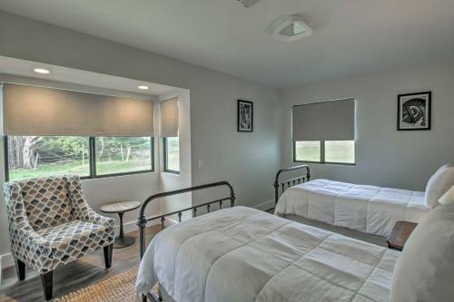 Luxe Manchester Home With Hot Tub And Partial Sea View!