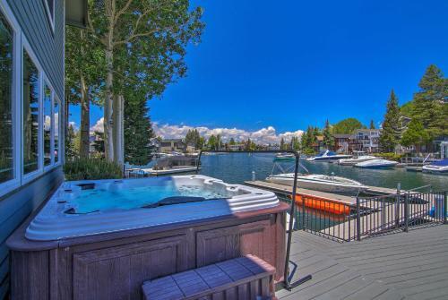 Waterfront Lake Tahoe Retreat With Private Boat Dock