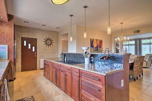 Pet-friendly And Modern Home With Koi Pond And Patio