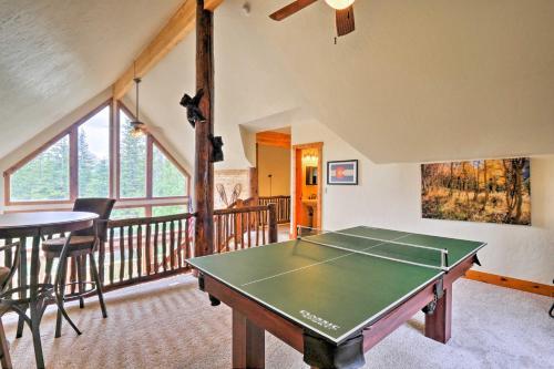 Fairplay Log Cabin With Deck And Incredible Mtn Views!