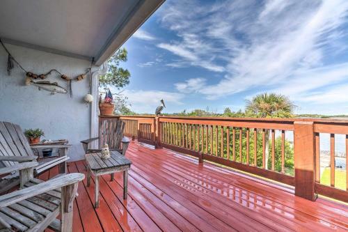 Cedar Key Duplex Home With Dock And Stellar Ocean View