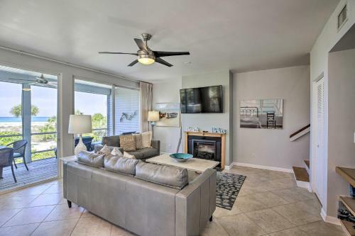 Apartamento Beachfront Upper Captiva Condo With Sunset View!