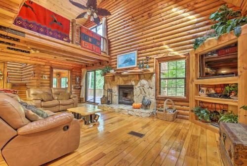 Quiet Inverness Log Cabin With Furnished Deck!