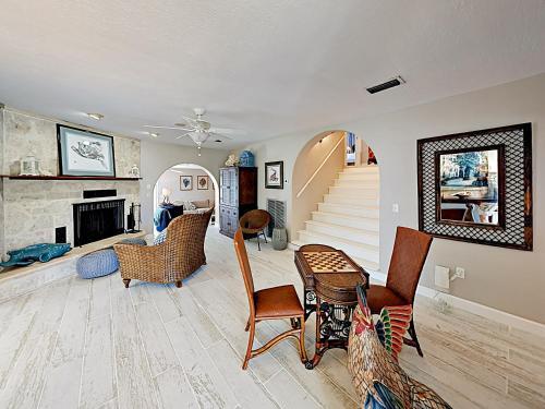 New Listing! Canal-front Retreat With Dock, Balcony Home