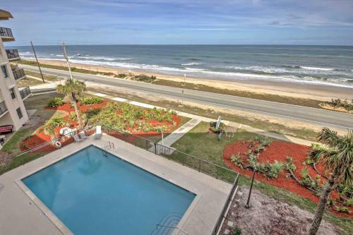 Apartamento Oceanfront Ormond Beach Condo With Balcony And Pool!