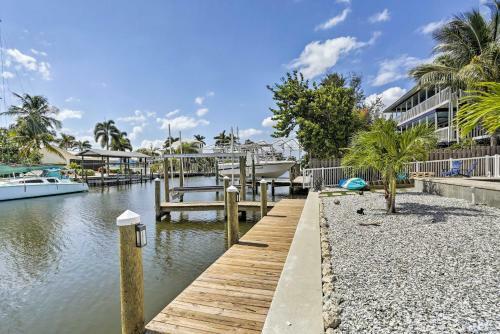 Updated St James City Home On Canal With Pool And Dock