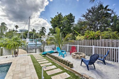 Updated St James City Home On Canal With Pool And Dock