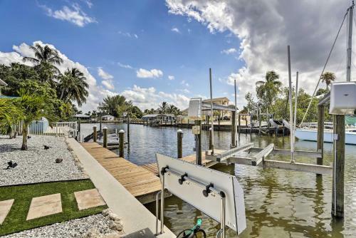 Updated St James City Home On Canal With Pool And Dock