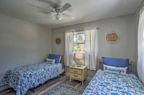 Updated St James City Home On Canal With Pool And Dock