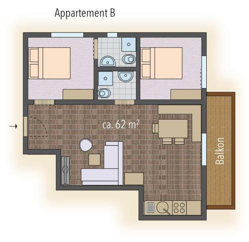 Apartamento Appartements Salzburgerhof