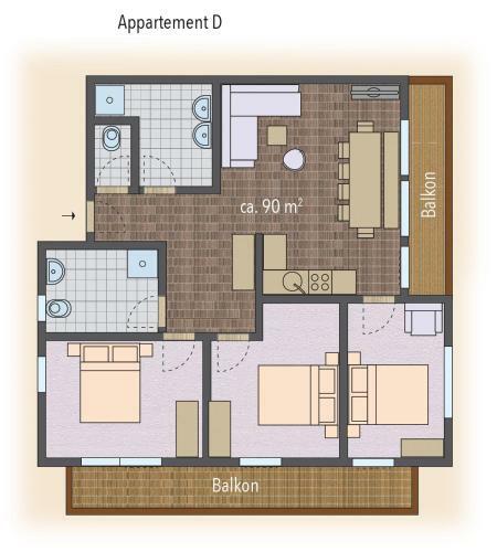 Apartamento Appartements Salzburgerhof