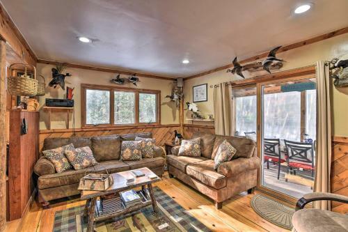 Rustic Searsport Cabin Loft And Sunroom On 10 Acres