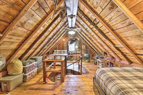 Rustic Searsport Cabin Loft And Sunroom On 10 Acres