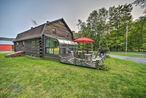 Hancock Log Cabin Retreat 2 Miles To Jiminy Peak!