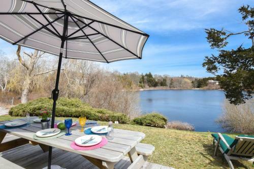 544 Dream Waterfront A Frame In East Orleans With Direct Water Access And Private Yard True Cape Cod Oasis