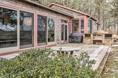 Stylish Wellfleet Home With Patio On 2 Private Acres!