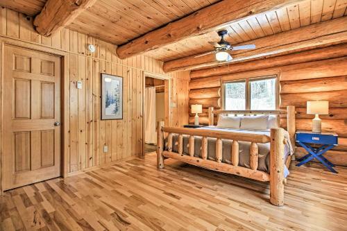 Lakefront Log Cabin With Dock About 9mi To Lutsen Mtn
