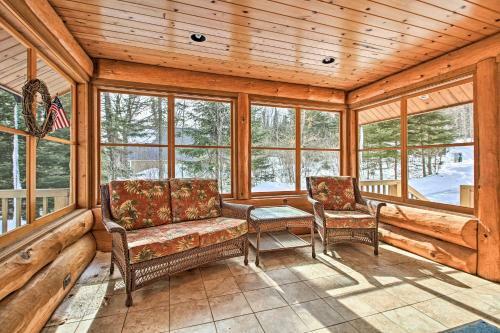 Lakefront Log Cabin With Dock About 9mi To Lutsen Mtn