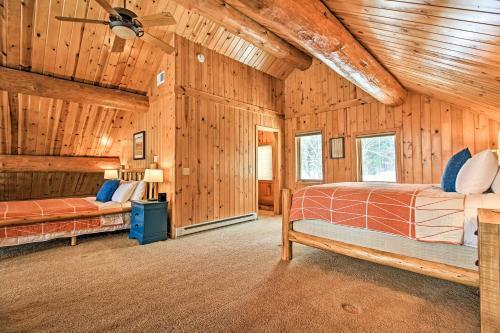 Lakefront Log Cabin With Dock About 9mi To Lutsen Mtn