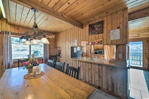 Unique Cabin With Indoor Pool And Mountain Views!