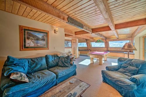 Unique Cabin With Indoor Pool And Mountain Views!