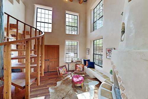 Adobe Home With Lovely Alfresco Living Space Home