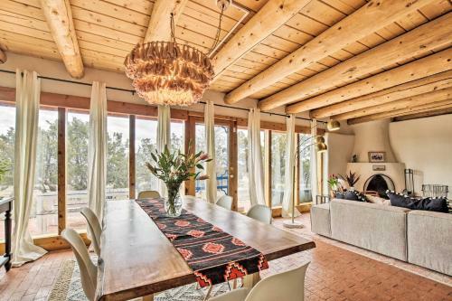 Authentic Santa Fe Adobe Home With Desert Views