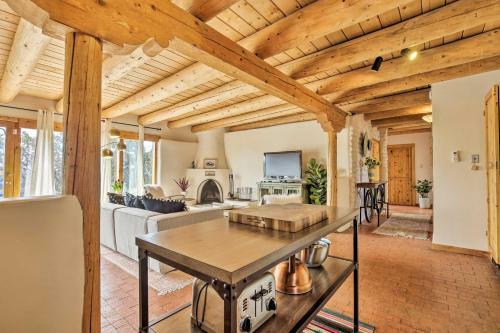 Authentic Santa Fe Adobe Home With Desert Views