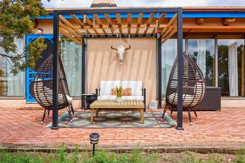 Authentic Santa Fe Adobe Home With Desert Views