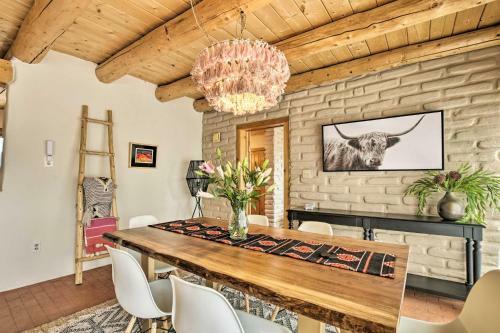 Authentic Santa Fe Adobe Home With Desert Views